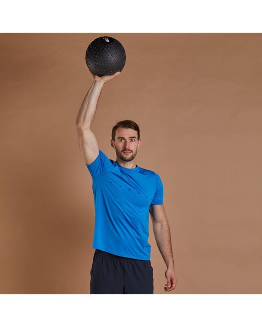 NUMBAT Blue Performance T-Shirt for men