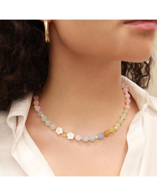 Agora Jewellery Metallic Cleito Bonbon Necklace