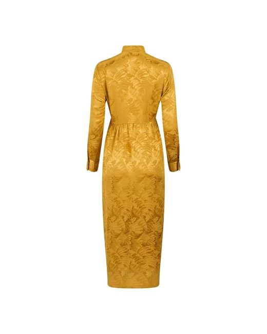 Boutique Kaotique Yellow Silk Dress