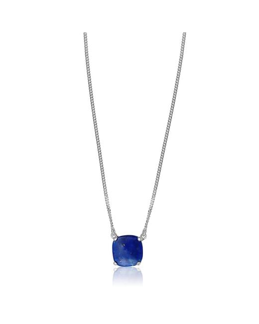 FV Jewellery Blue La Stele Lapis And Dome Necklace