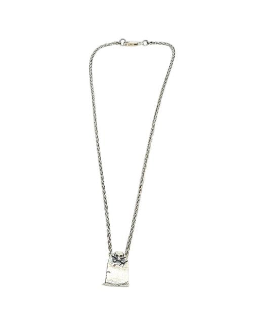 Tg-Jewellery by Tamara Gervasio Metallic Skeleton Grave Spiga Chain Necklace