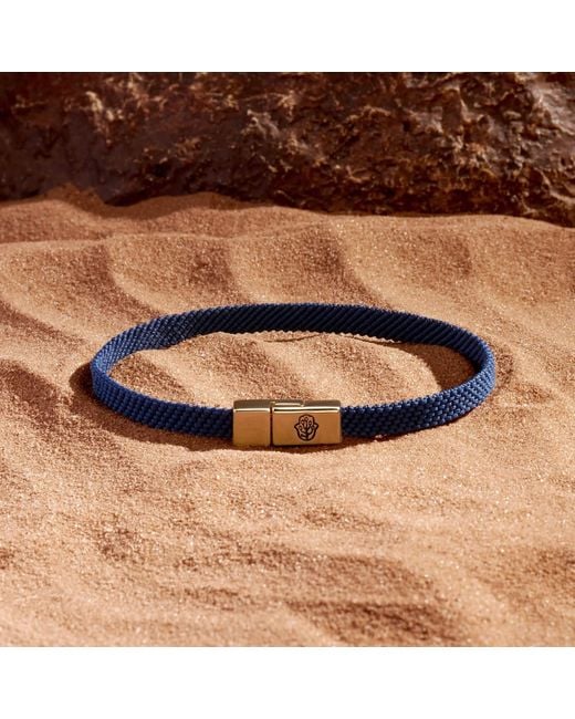 Karma and Luck Blue Forever Grateful String Magnetic Bracelet for men