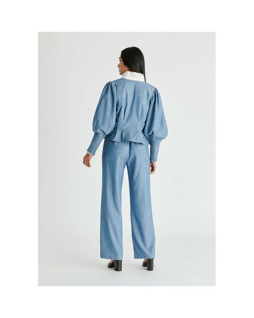 Paisie Blue Denim Effect Jacket