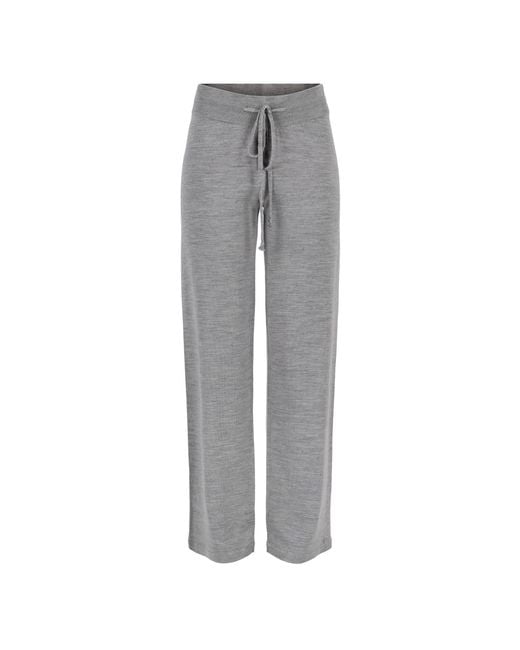 tirillm Gray Andrea Merino Wool Trouser