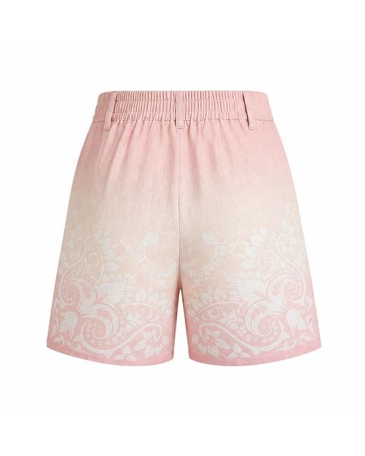 LOVEIST STORE Pink The Soley Pleated Shorts
