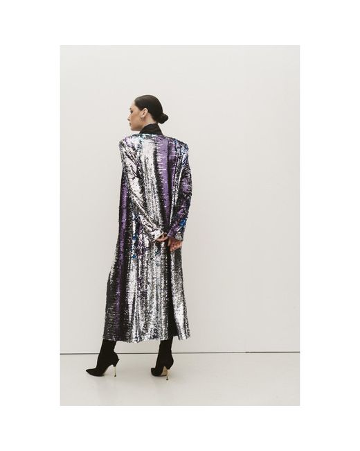 Roqaia Fashion House Blue Midnight Jacket