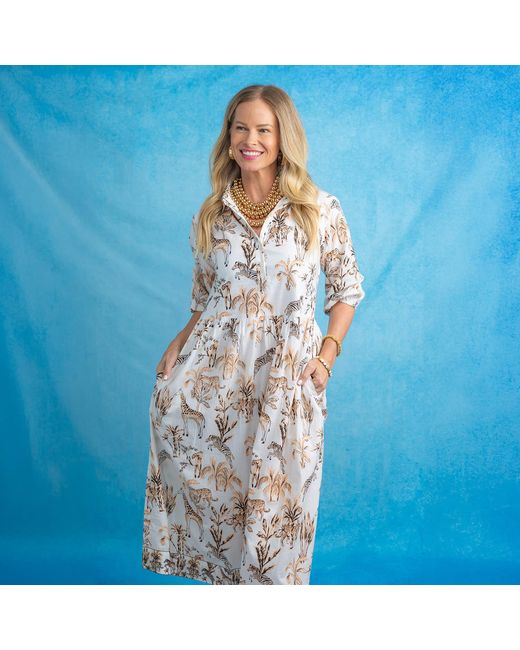 Mary Marshmallow White Neutrals Frannie Dress Long