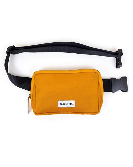 Made Free Yellow Hip Pack Aw Burnt