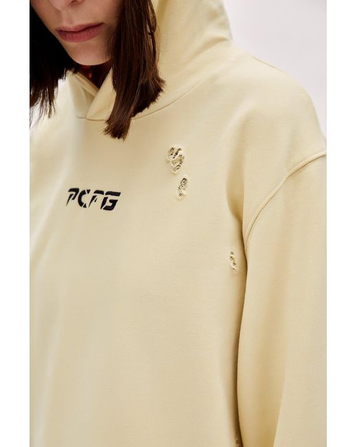 Pcfg Natural Neutrals Destroyed Hoodie