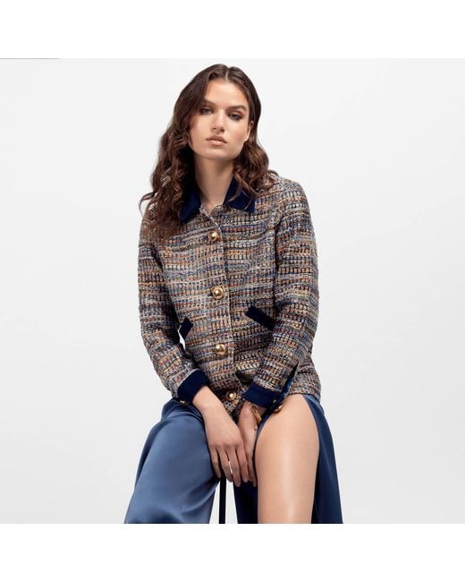 GeeGee Collection Blue Daphne Coat