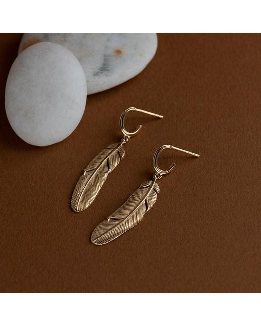 Zoe & Morgan Metallic Eagle Earrings
