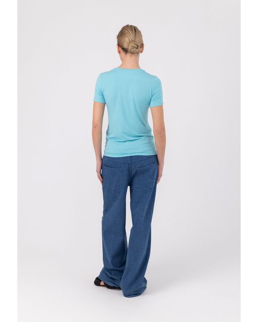 Helene Galwas Blue Franca Basic Tshirt