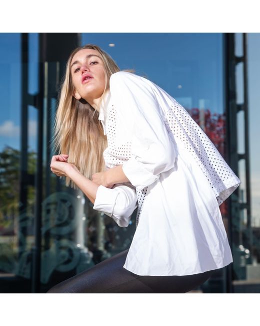 Boutique Kaotique White Non Symmetrical Top