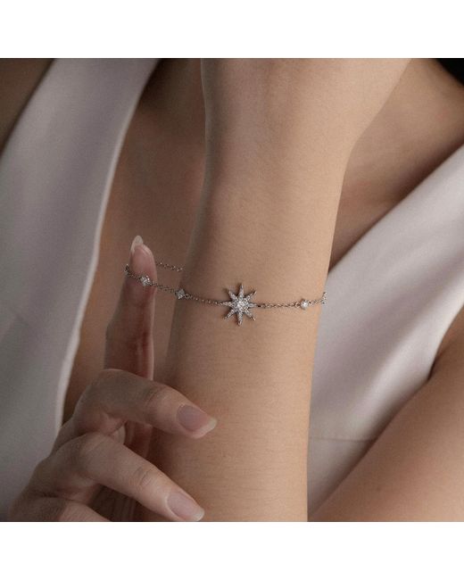 Diamonbliss Metallic Marilyn Monroe Hollywood Star Station Bracelet
