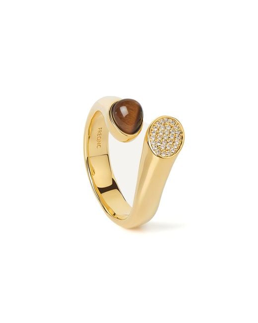 Freqnc Atelier Metallic Serpent Ring