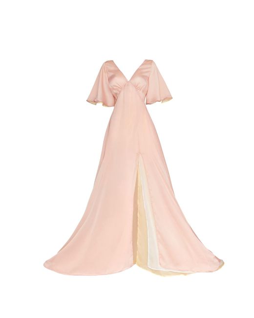 La Musa Pink Pearl Shine Dress