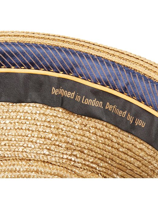 Dasmarca Hats Brown Dasmarca Oscar Summer Telescope Crown Lightweight Wheat Grass Breathable Mod Porkpie Hat for men