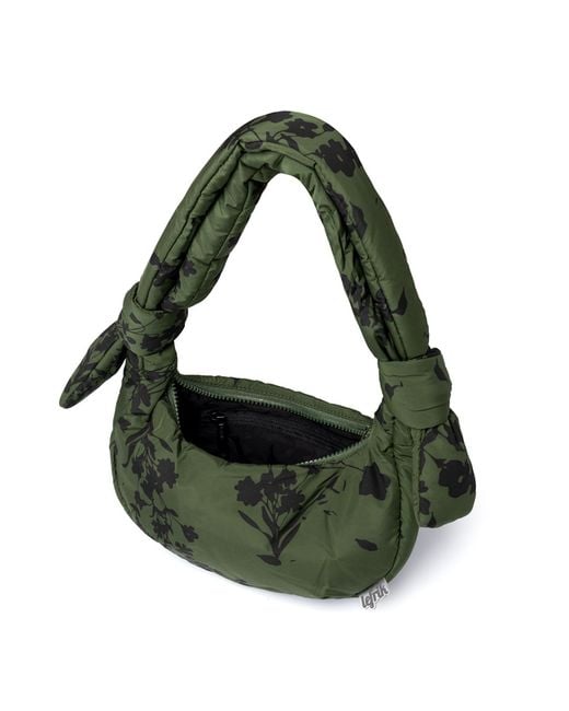 Lefrik Green Biwa Micro Bag Floral