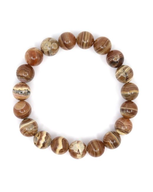 Shar Oke Natural Rhodochrosite Bracelet for men