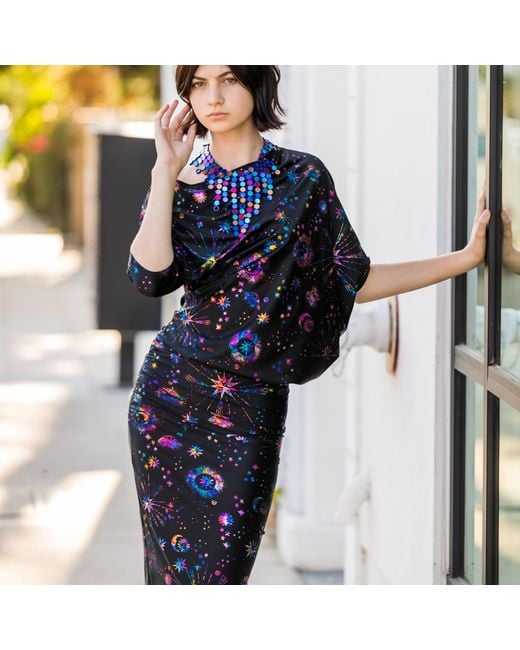 Jennafer Grace Black Celestia Angle Dress