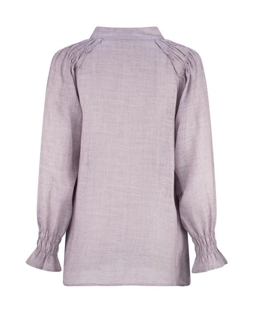 Dref Purple Julep Blouse