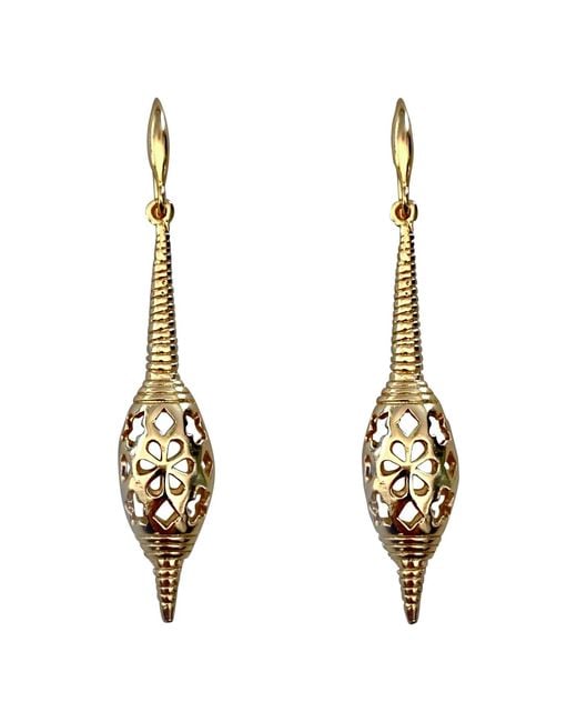 IN CAUDA VENENUM Metallic Callisto Earrings