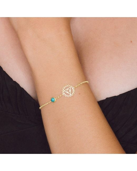 Charlotte's Web Jewellery Metallic Throat Chakra Vermeil Bracelet