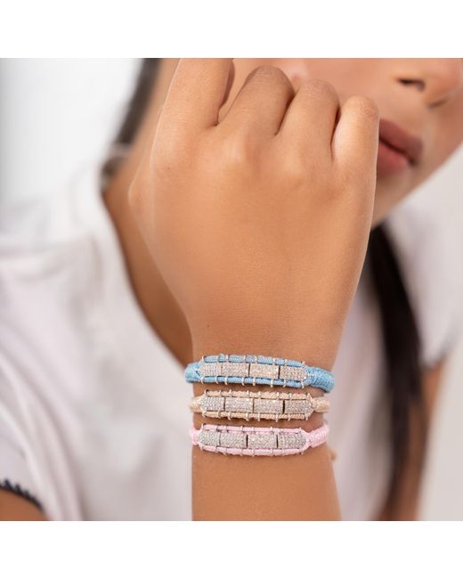Caravan of Stones Blue Baby Row Bracelet