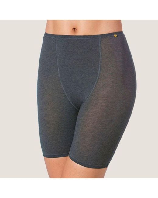 Zd - Zero Defects Blue Galatea Short-Leg Panties – Comfort & Thigh Protection With Soy Fiber
