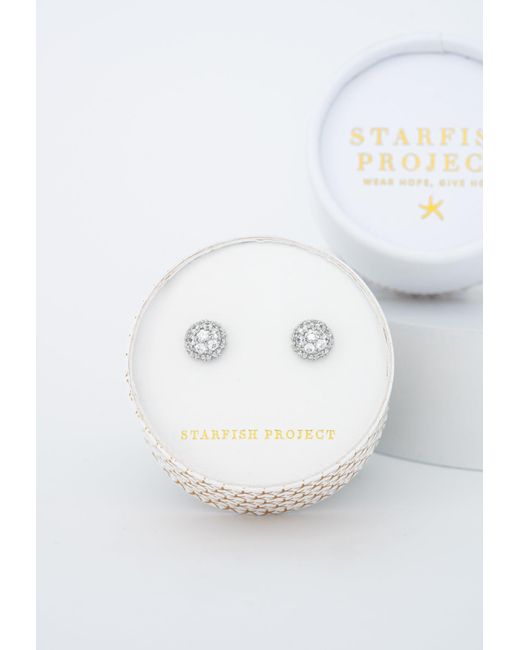 Starfish Project Metallic Lustre Bloom Studs