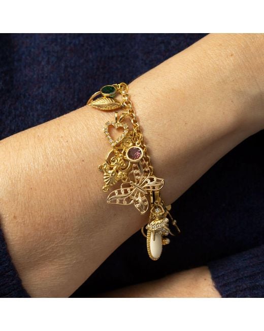 Caramel Vintage Jewellery Metallic Memories Charm Bracelet