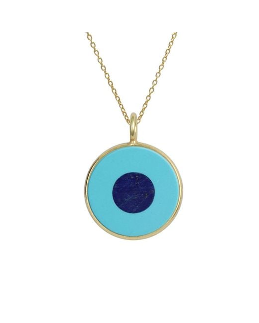 Hye Jane Jewelry Blue Vera Evil Eye Necklace