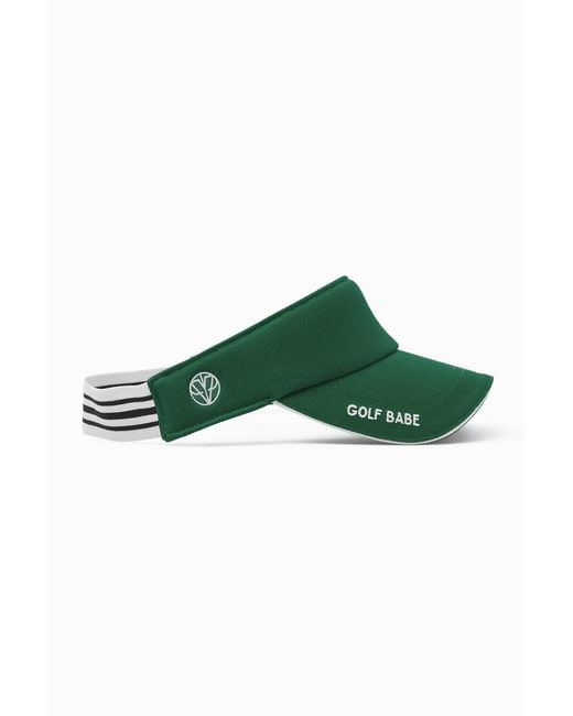 Victoria Paulsen Green Golf Babe Visor- Dark