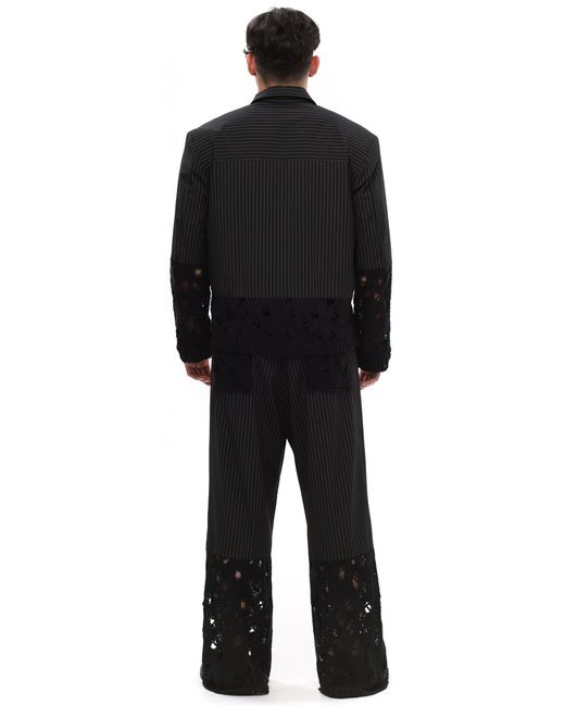 Maison Bogomil Black Split Front – Zip Jacket for men