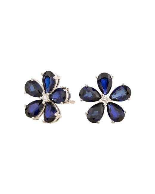 Juvetti Blue Florea Earrings
