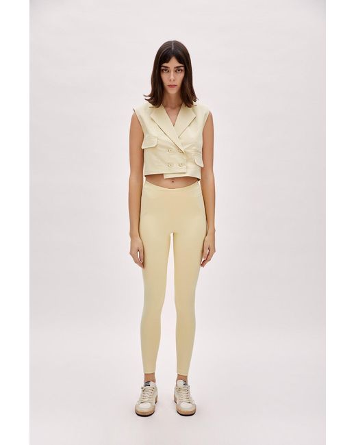 Pcfg Natural Neutrals Woven Crop Vest