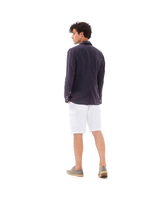 Haris Cotton Black Classic Linen Jacket for men