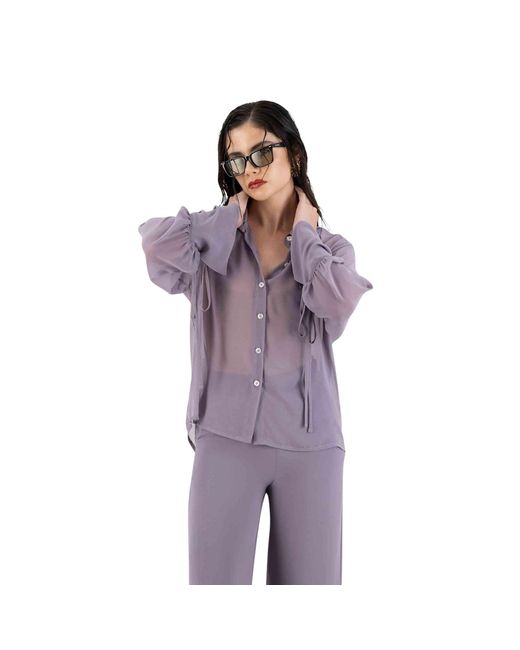 Sun Culture Purple Kay Trousers