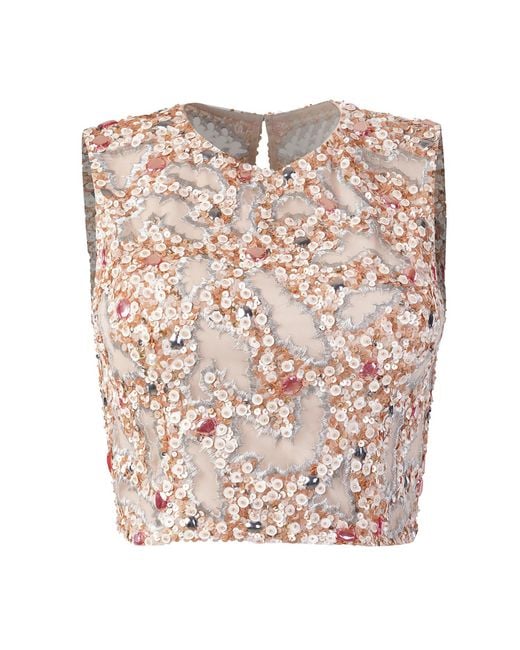 Raishma Pink Blush Crop Top