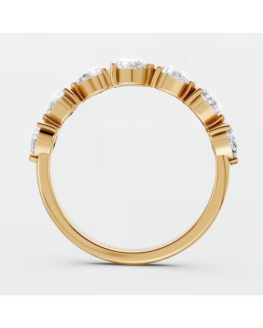 Aya Fine Jewelry Metallic Pear-Cut Lab Diamond Open Wrap Ring