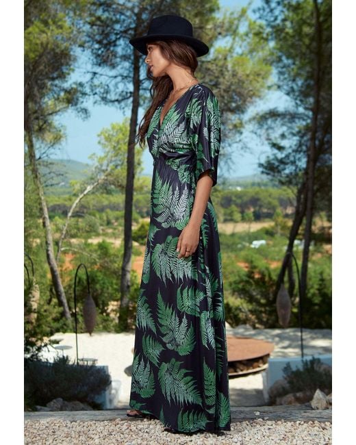 Chic by Lirette Black Kimono Dress Lotus Boquete