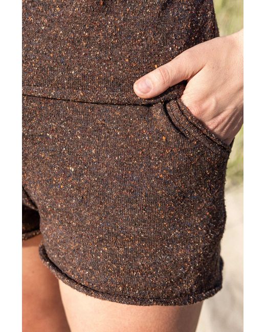 SALANIDA Brown Sabbia Shorts Chocolate