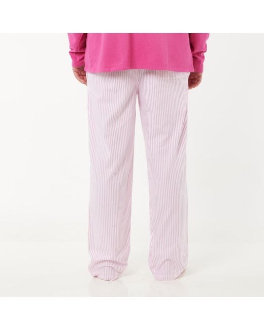Lounge Pink Soft, Breathable Organic Brushed Cotton Loungewear Trousers for men