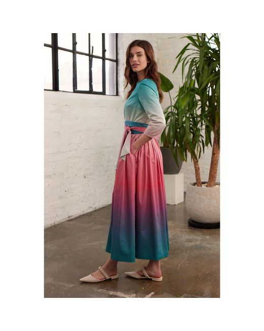 Marianna Déri Multicolor Gradient Maxi Dress