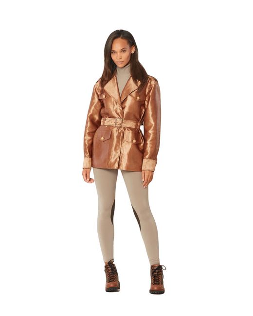 Bennu Brown Frontier Jacket, Saddle Silk