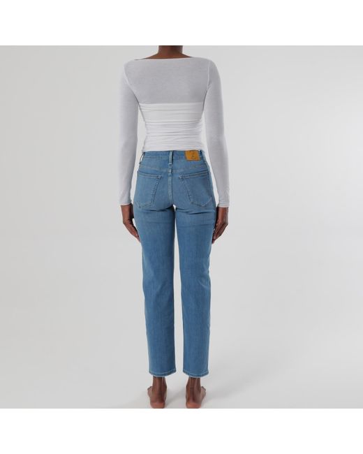 Her & Glory Blue Mary Slim Straight Leg
