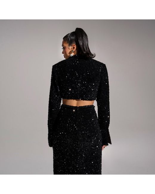 Ofuure Black Laura Sequin Set