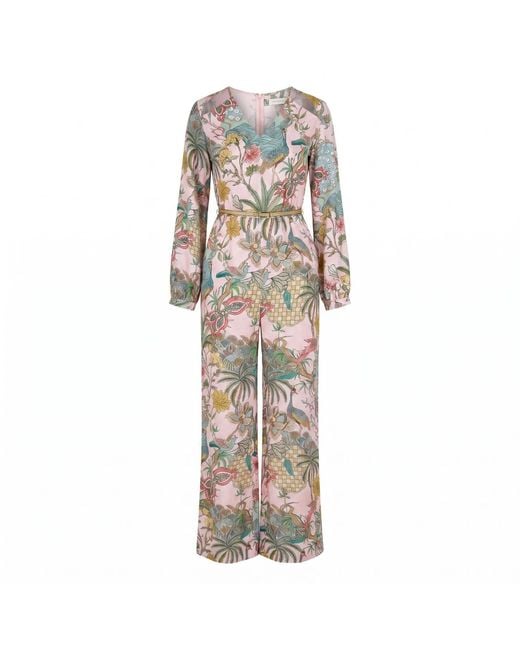 Maison Qala Natural Blush Jumpsuit