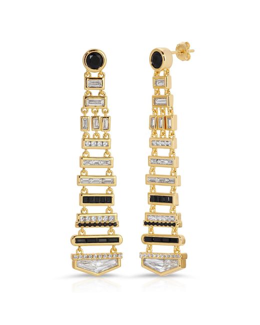 Native Gem Metallic Deco Earrings
