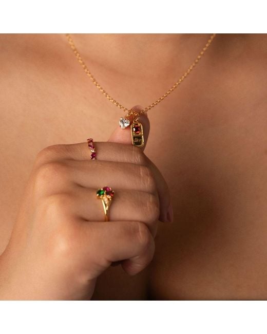 Belinda Jewelz Metallic Peridot Love Pill Charm